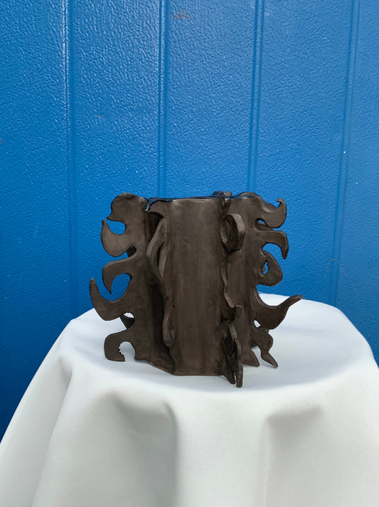 wazon czarne słoneczko