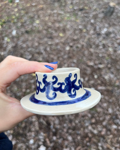 kieliszek do jajka pszczółka i gwiazdy morskie