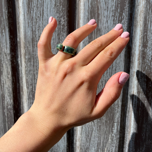 Obrączka emerald
