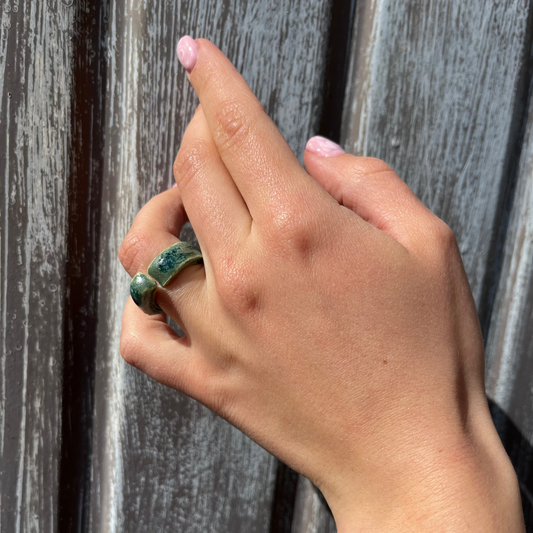 Obrączka emerald